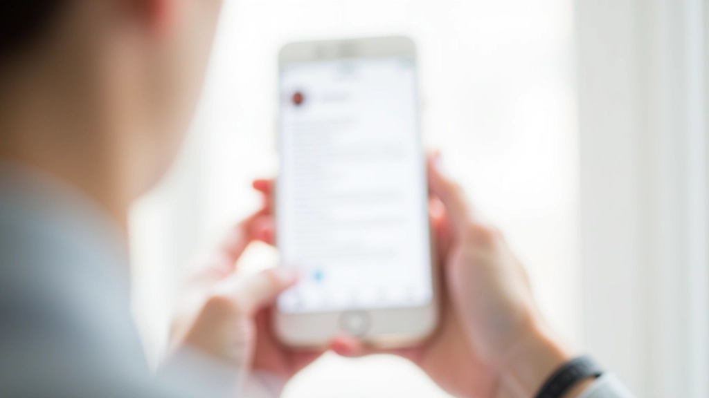 Smartphone screen showing Instagram post with hashtags displayed below the caption text